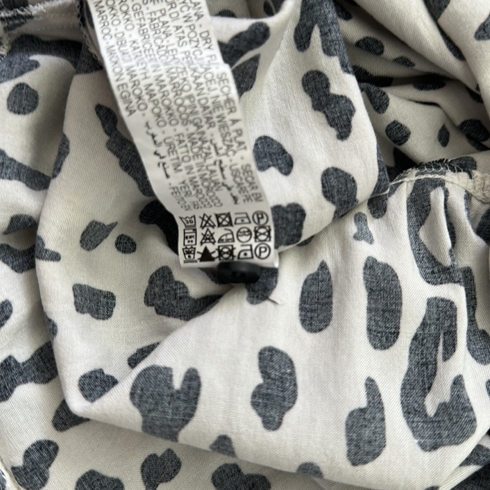 NWOT Zara Animal Print Babydoll Mini Dress - Picture 8 of 12